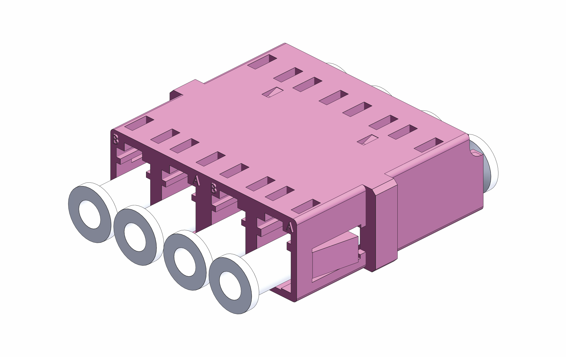 SM/MM LC adaptor - Quad